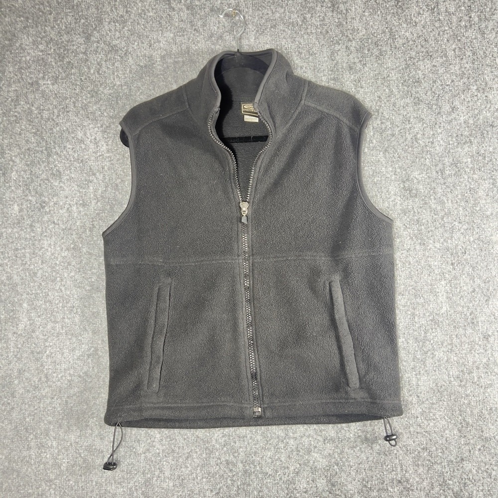 Ouray Sportswear Black Fleece Vest Women's Small Full Zip Outdoor Hiking